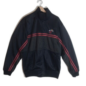 Miami Heat UNK Jacket Adult Black NBA Basketball Blue Label Mens size XL
